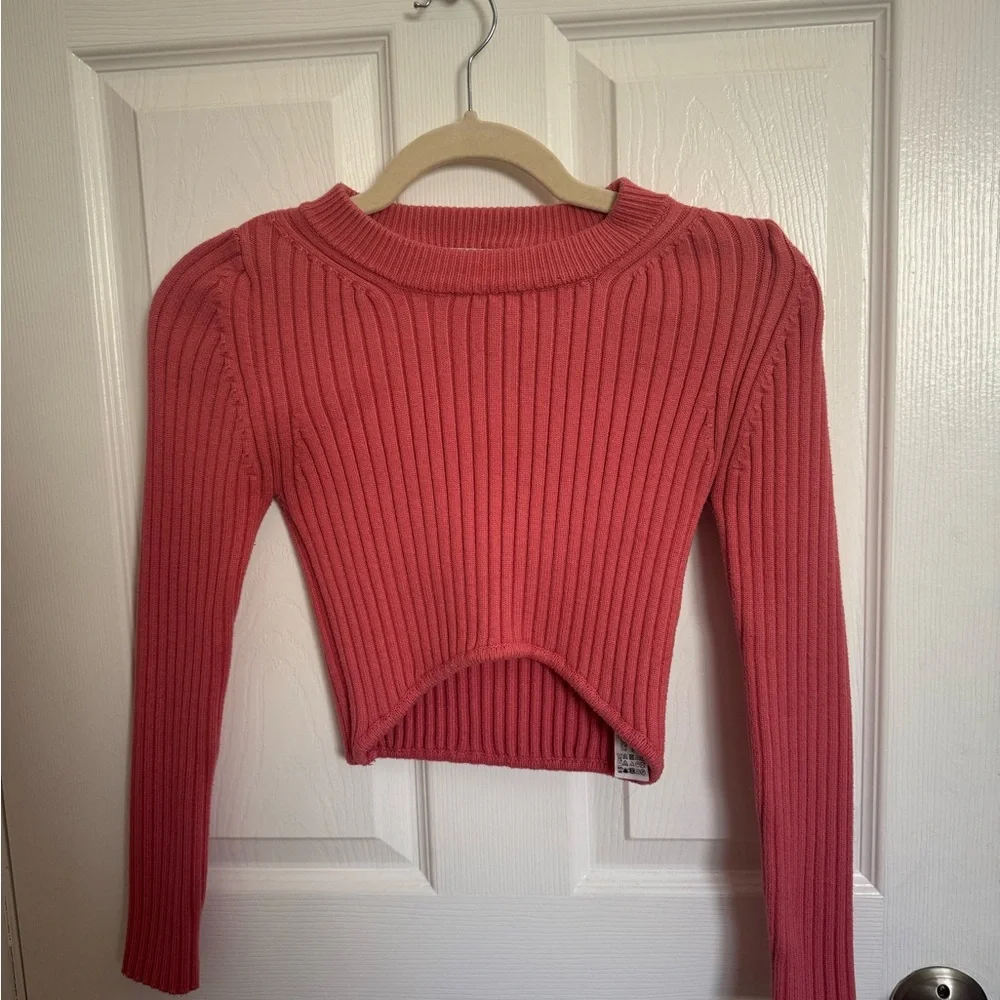 Zara Ribbed Knit Sweater - Picture 1 of 3